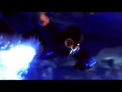 Lui Kang And Princess Kitana Saved From Smoke By Subzero - From Mortal Kombat Annhiliation