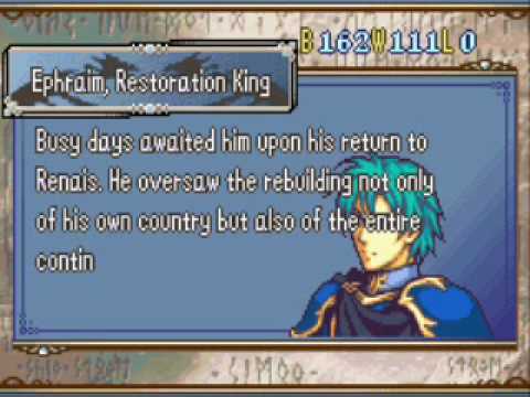 Fire Emblem 8 - Sacred Stones Ending