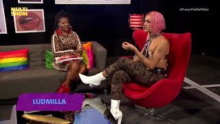 Pabllo Vittar  entrevistando Ludmilla