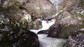 North Wales Conwy falls Kayaking