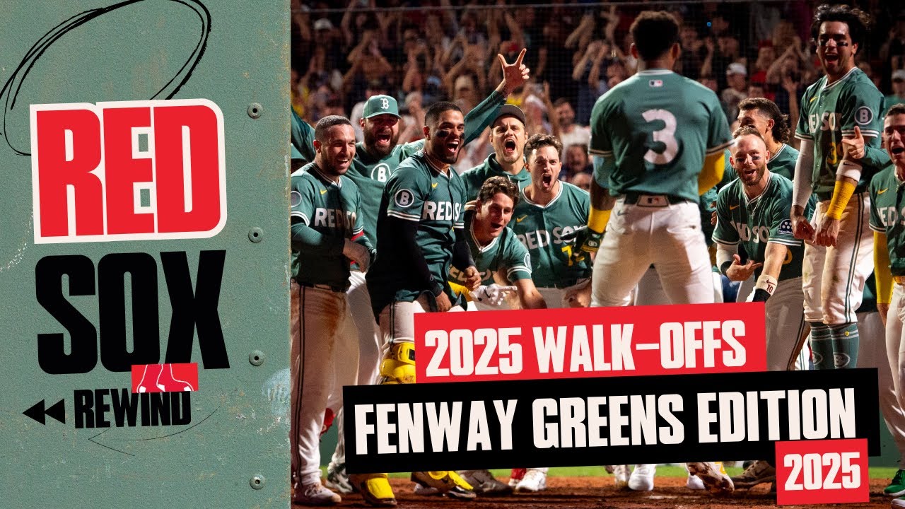 Red Sox Walk-Off Wins In Fenway Greens | Red Sox Rewind