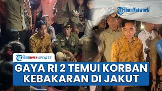 Gaya Gibran Temui Korban Kebakaran di Penjaringan, Bagikan Goodie Bag Bertuliskan 'Bantuan Wapres'