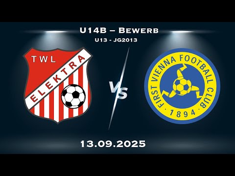 U14B-Bewerb: TWL-Elektra  vs. First Vienna  4:4 (2:1)  -  13.09.2025