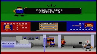BONANZA BROS  (MEGADRIVE - FULL GAME)
