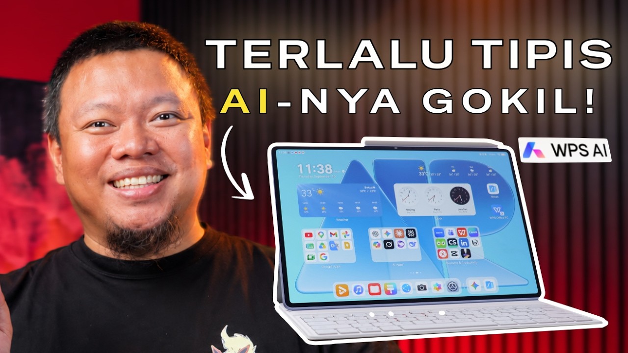 Tablet Produktivitas Rasa Laptop, dengan Al Selevel PC! TIPIS AMAT WOI!! - Huawei MatePad Air 2026