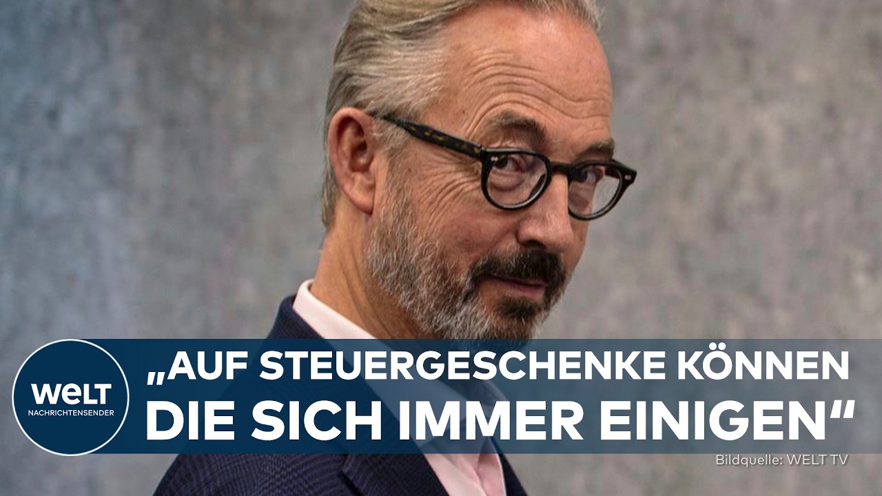 FLEISCHHAUER HAUT DRAUF: „Auf Steuergeschenke können die sich immer einigen“