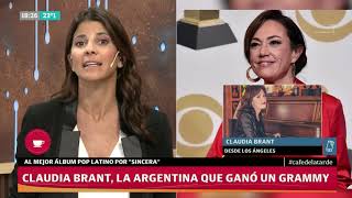 Entrevista a Claudia Brant, la argentina que ganó un Grammy - Café de la tarde