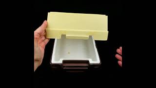 SOLD - Vintage Portable Rubbermaid Plastic Cooler w/ Handle Cold Drinks Picnic Glamping 