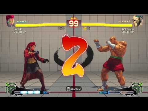 Bonchan [Sagat] vs isesuto [Viper] SSF4 Japanese Online Ranked Matches - TRUE-HD