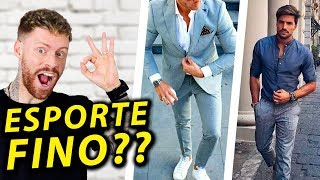 ESPORTE FINO: como Usar esse Tipo de Traje de forma ATUAL