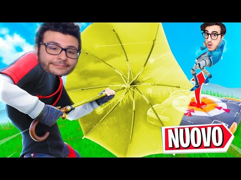 COSA SUCCEDE SE USI L'OMBRELLO MITICO DI FORTNITE? w/ Stef Phere Mark