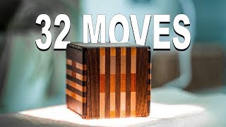 Solving The JAPANESE BINARY Puzzle Box!! - 32 Moves!