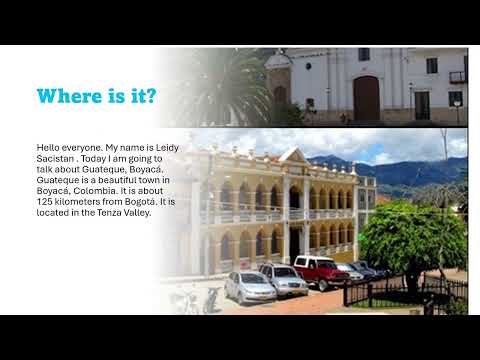 presentacion de guateque boyaca