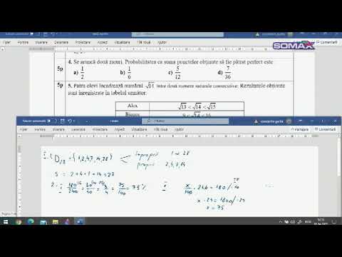 5 EVALUARE NAȚIONALĂ MATEMATICĂ Rezolvarea subiectului de la simularea examenului EN - martie 2021