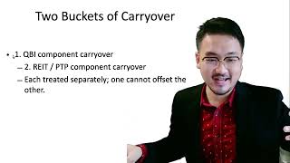 QBI for REIT and PTP: Carryover Rules and Calculation