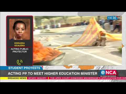 Student Protests Acting PP to meet higher education minister