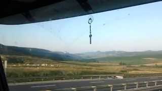 preview picture of video 'Carpathian Mountains from truck V'