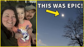 Our First Total Solar Eclipse - April 8th Totality Southern Indiana