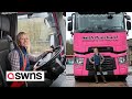 Meet The Smallest Lorry Driver In The World A 4ft 9in Woman SWNS