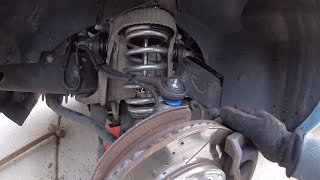 How to replace front upper control arm 2003-2011 Ford Crown Victoria Full Detail with adversity.