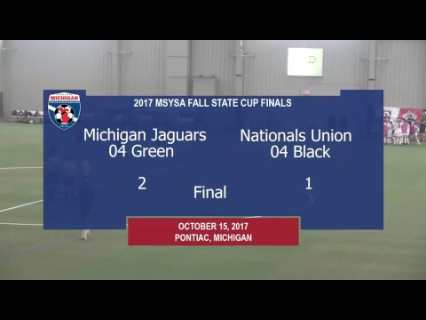2018 MSYSA Fall State Cup Finals: U14 Girls - Field 3 - 1:00pm
