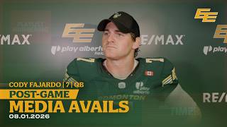 POST GAME | QB Cody Fajardo | 08.01.26