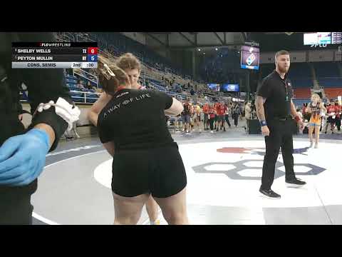 USMC Junior & 16U Nationals | 105 lbs 16U Girls Freestyle | Emma Faczak vs Kirra Mitchell