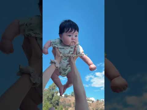 First it was momma flying, now it’s baby girl’s turn!