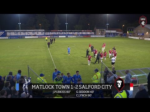 Matlock Town 1-2 Salford City - Evo-Stik Northern Premier League 18.08.15
