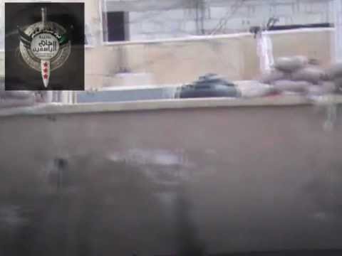 عمليات رصد لنقاط قوات النظام من قبل كتيبة شام الياسمين في مخيم فلسطين في مدينة دمشق