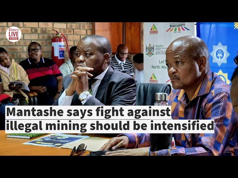 Mantashe says fight against illegal mining should be intensified