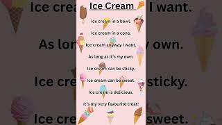 Download lagu Es Krim 🍦 | Puisi Bahasa Inggris untuk Anak-Anak | Puisi dalam Bahasa Inggris untuk Anak-Anak | Puisi | Puisi Anak-Anak 👦👧 #shorts mp3