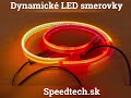 LED pásik - dynamické smerovky oranžové / pozičné svetla červené (60cm) - Video Youtube