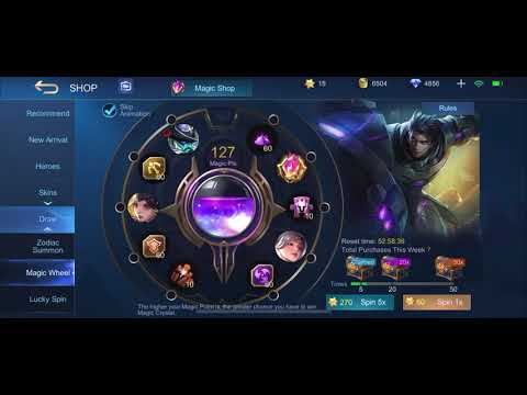 Magic Wheel | Spinning & Claiming Miya Legend Skin Modena Butterfly | Mobile Legends