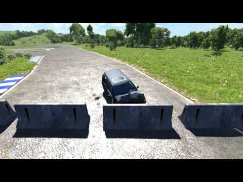 BeamNG : Golf Crash Test (720p60 test)