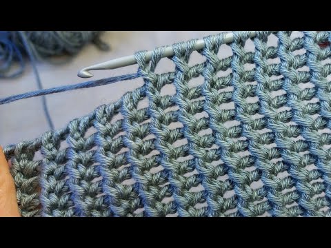 Wonderful 💯 👌 Super Easy Tunisian MESH stitch for summer clothing #tunisiancrochet #pattern