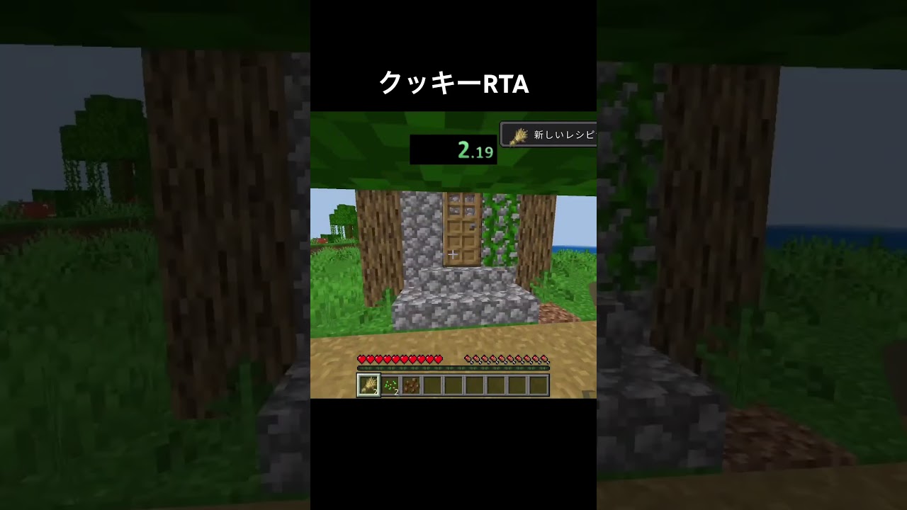 クッキーRTA バレンタインにやってみた #マイクラ