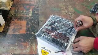 Video thumbnail for Behringer XENYX QX1202USB unboxing by jacqalas
