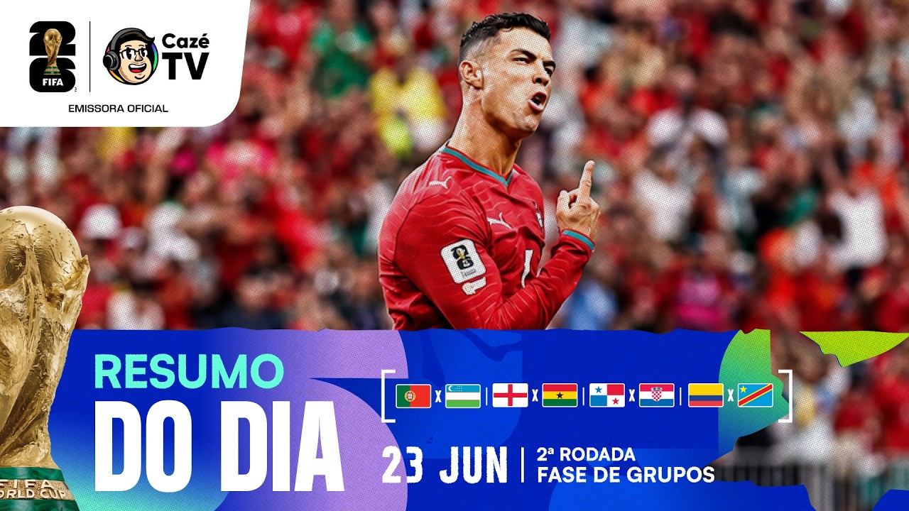TUDO QUE ROLOU NO 13º DIA DE COPA DO MUNDO | RESUMO DO DIA - 23/06 | 2ª RODADA | FASE DE GRUPOS