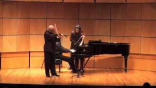 Corigliano Sonata for violin and piano - Elmar Oliveira - violin, Robert Koenig - piano, 1 of 4