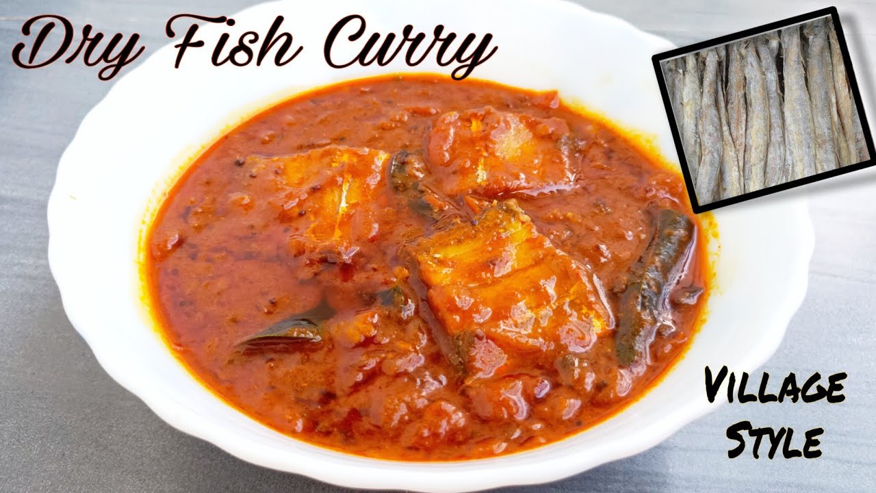 Dry Fish Recipe || Dry Fish Recipe Village Style || Salt Dry Fish Curry || Dry Fish Tomato Curry