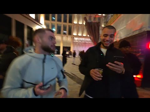 HS FIRST DAY OUT WITH ED MATTHEWS IN  LONDON