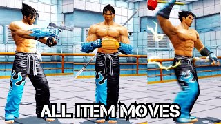 Tekken Tag Tournament 2 - All Item Moves Animations Showcase (4K)