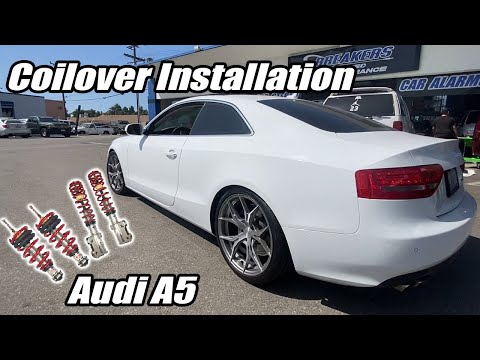 How to lower an Audi A5