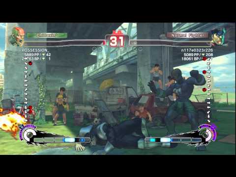 SSF4 AE Ver. 2012: POSSESSION [Dhalsim] vs. n117e323r226 [Bison] - PSN Ranked Match