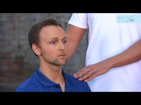 Der behandelte Gelenk Arzt Orthese am Knöchel in