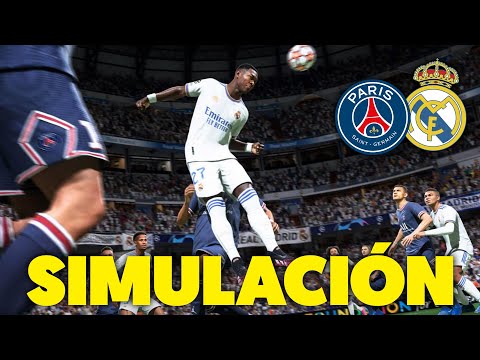 PSG vs REAL MADRID - SIMULACIÓN EN FIFA 22 - ¿QUIÉN GANARÁ? - NARRACIÓN OCTAVOS de CHAMPIONS LEAGUE