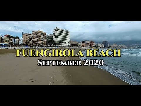 Fuengirola beach September 2020|beach walk |malaga costadelsol fuengirola 2020