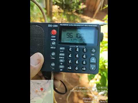 ALTERNATIVA FM 96, 1 Mhz SÃO BRÁS DO SUAÇUÍ - MG / ESCUTA EM JACUÍ - MG / DISTÂNCIA 395 KM