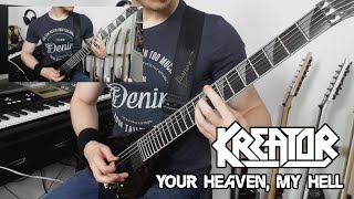 Kreator - Your Heaven, My Hell Guitar Cover (HD - Tabs - All Guitars - Multi-Angle)